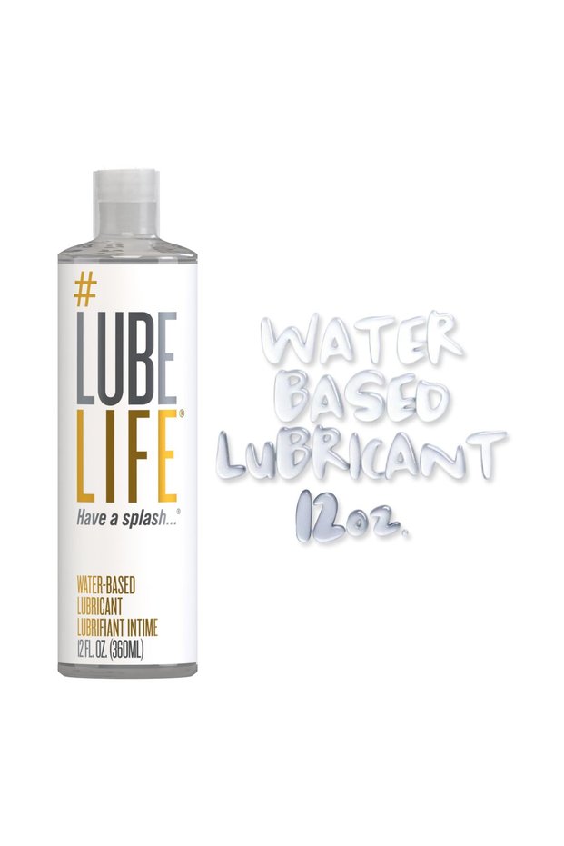 Water-Based Personal Lubricant, Lube for Men, Women and Couples, Non-Staining, 12 Fl Oz
