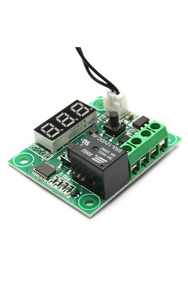 W1209 Dijital Termostat Sıcaklık Kontrol Kartı 12v Röle Ntc Sensör - 1