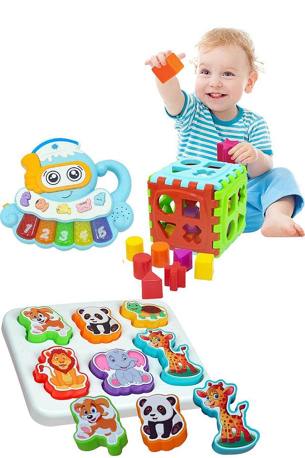 Ahtapot Masalcı Piyano Neşeli Dostlar Bultak Set Rnva 1034239 - 1