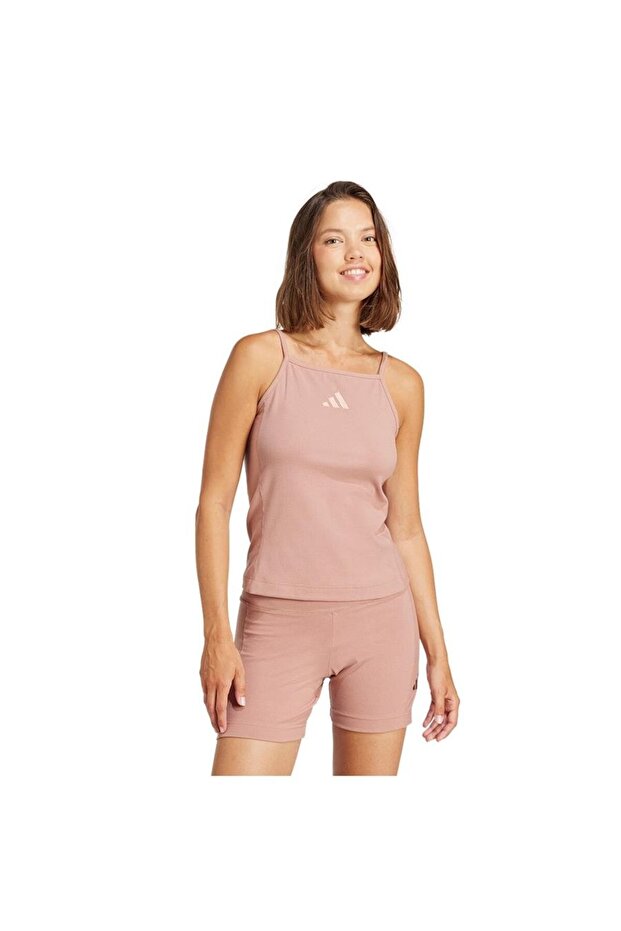 Kadın Pembe Atlet W Rıb Top Jj1222 - 1