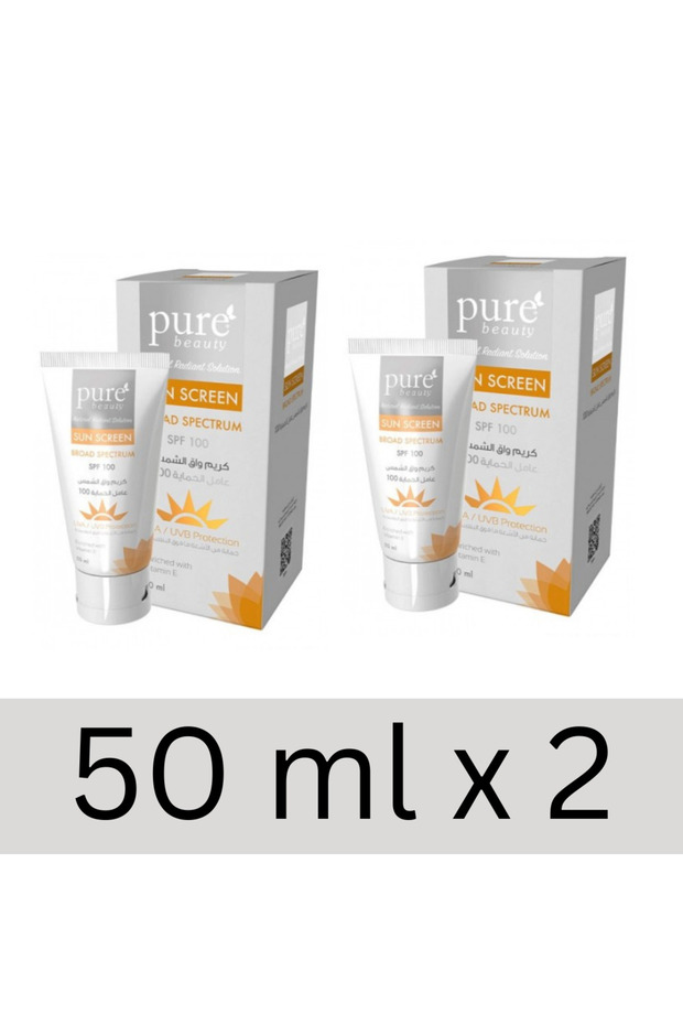 كريم واقي من الشمس SPF100 50 مل ×2