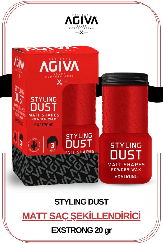 Agiva Saç Pudrası 03 Kırmızı (Çok Sert Tutuş)