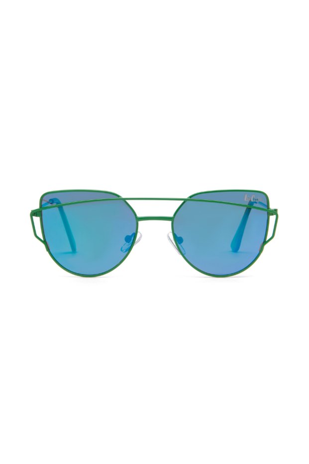 Kids fashion Polarised Sunglasses Green Mirror Lens - LCK117C01