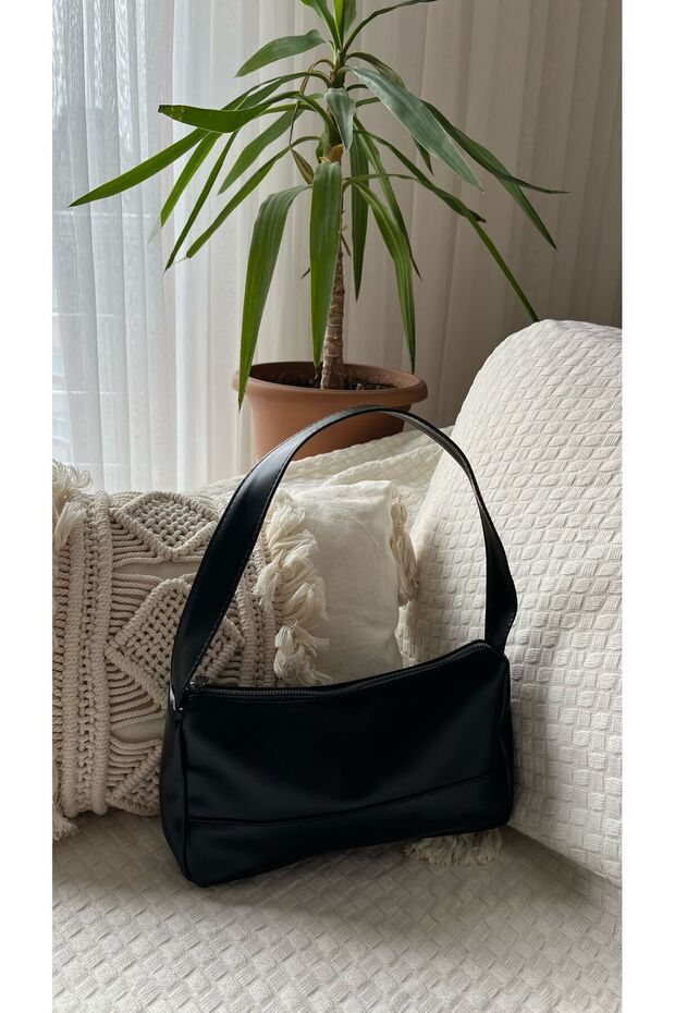 Basic Baget siyah Çanta - 3