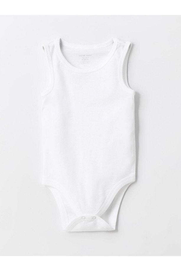Bisiklet Yaka Basic Erkek Bebek Çıtçıtlı Body 2'li (S4) - 5