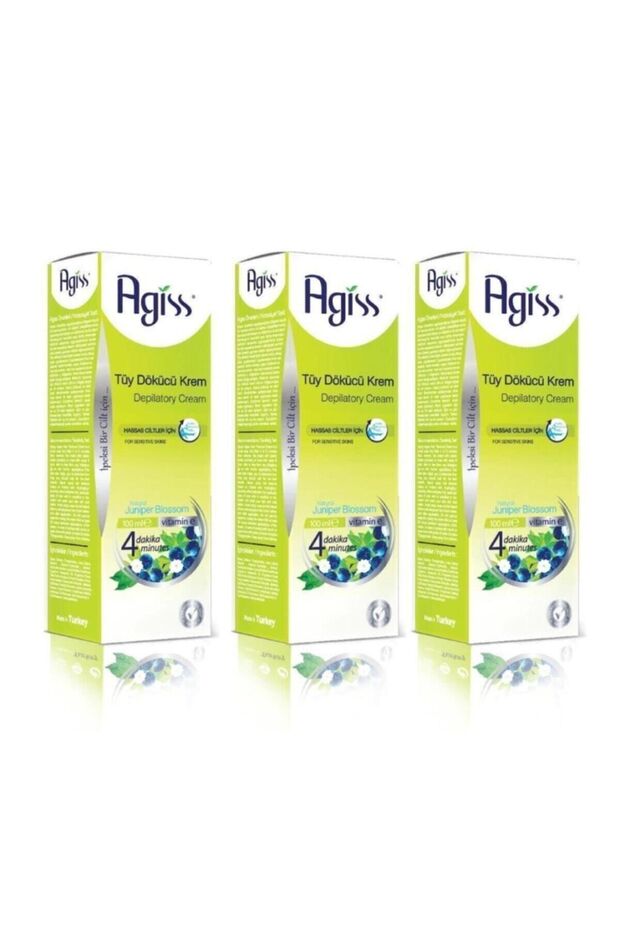 Tüy Dökücü Krem 100 ml Hassas Ciltler 3'lü Set - 1
