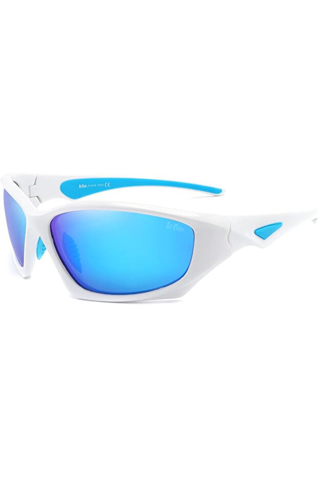 Men Polarized Sunglasses WHITE Mirror Lens - LC1011C02