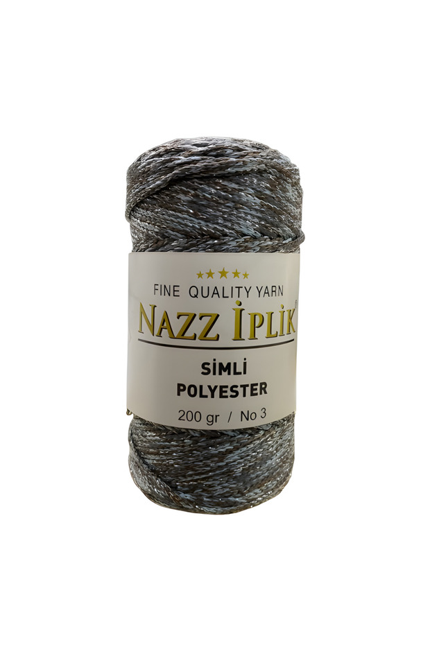 Glitter Polyester Macrame Hand Knitting Thread 200 Gr - 1