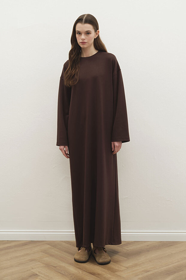 Anvelop Kahve Elbise - 5