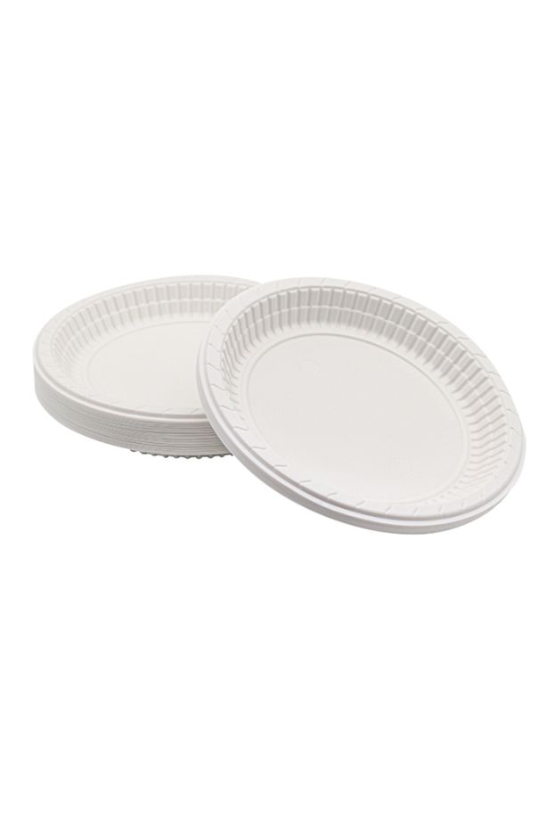 Plastik Tabak Büyük 190 mm Eko 100 Adet - 1