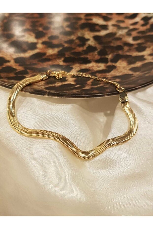 İtalyan Yassı Bileklik Halhal - 1