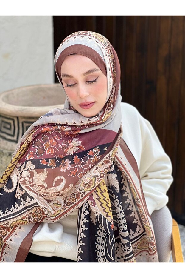 Meknes Pattern Lina Shawl - 3
