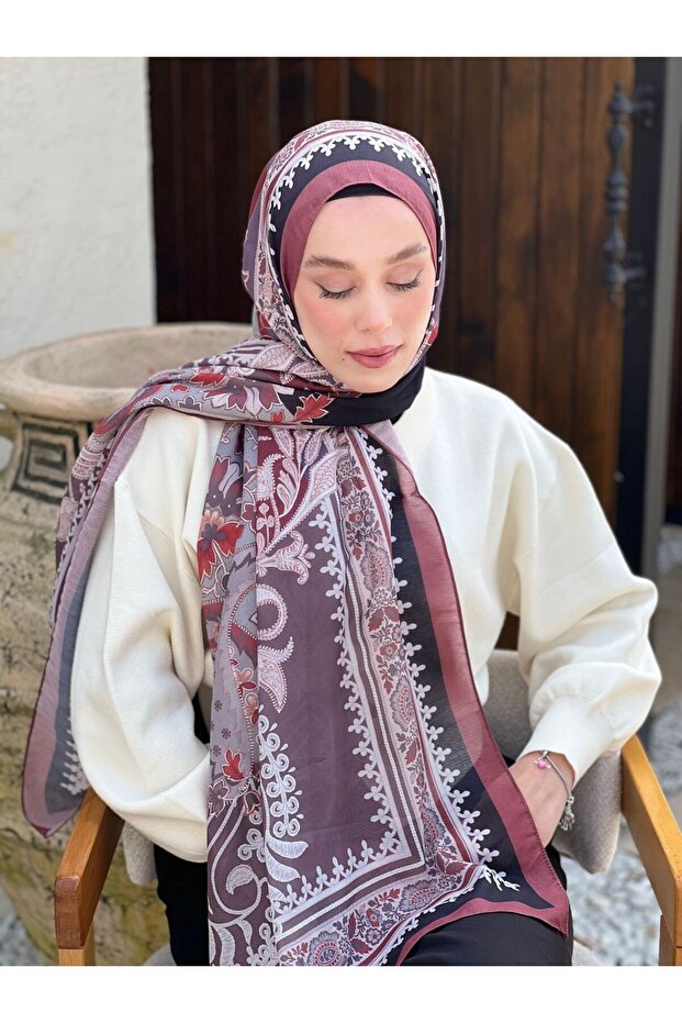 Meknes Pattern Lina Shawl - 2