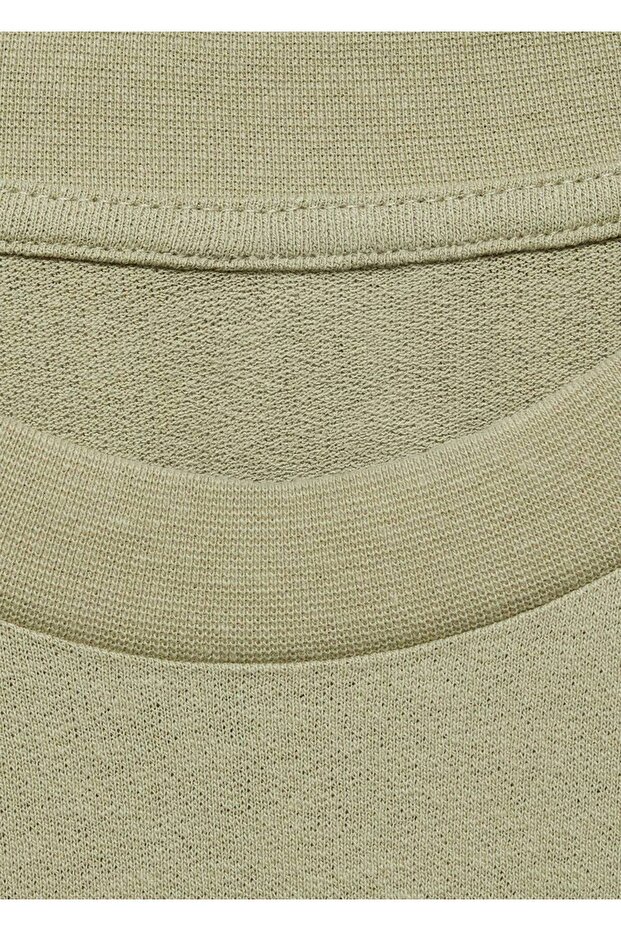Relaxed fit pamuklu tişört - 8