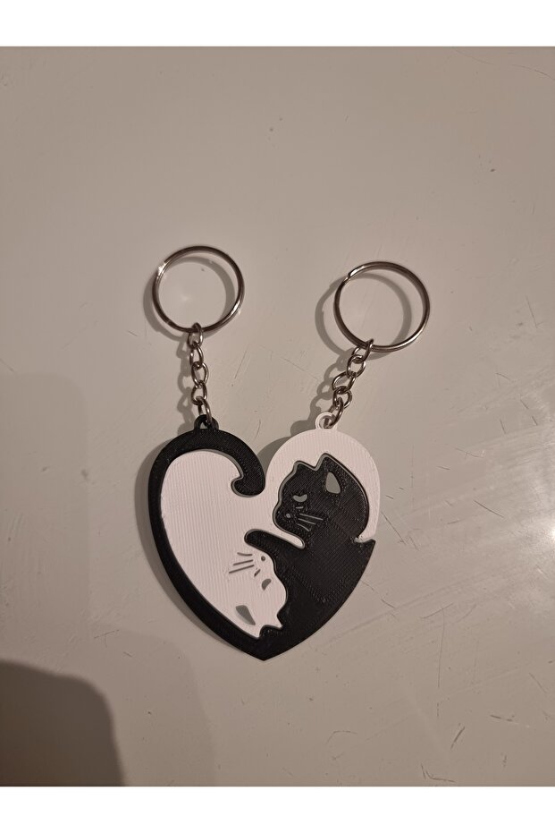 Cat Keychain Special for Couples - 1