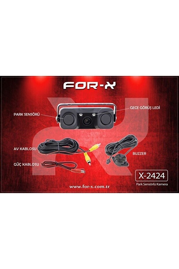 X-2424 Sensörlü Geri Görüş Kamerası - 2