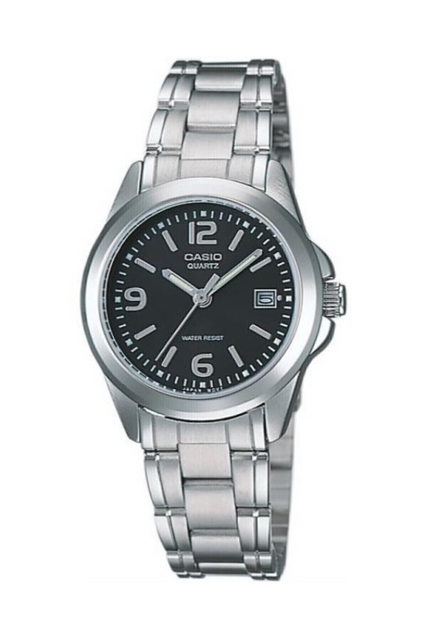 Women's Wristwatch with Dial Black Cord Gray Color Guarantee