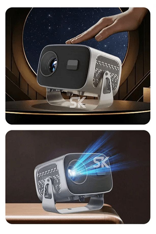 Harvox Apollon A1 | Dev Ekran 4K Ultra HD, Android 11, WiFi & Bluetooth, Taşınabilir Ev Sineması - 5