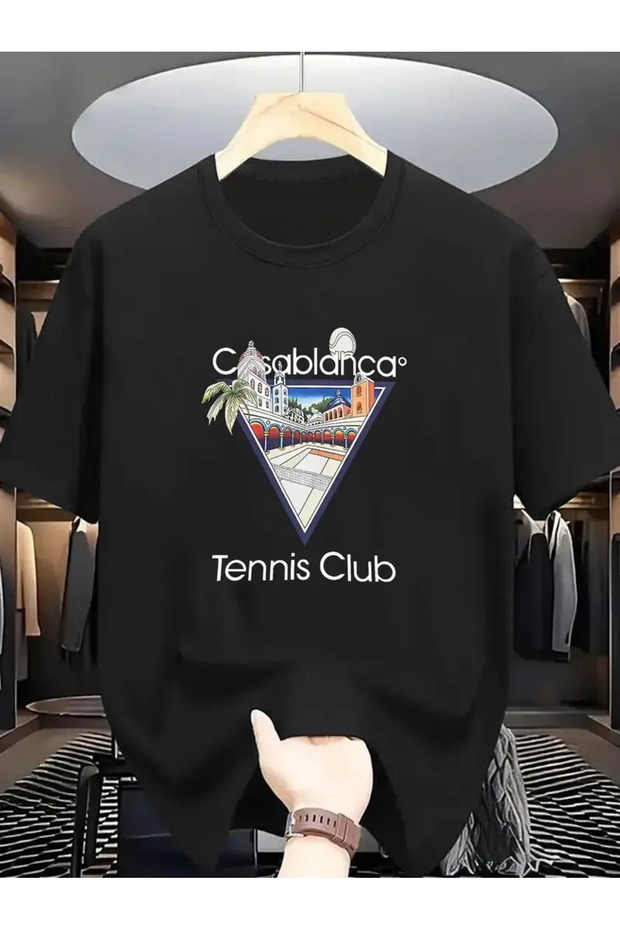 Unisex Tennis Kulo Kasımlı Oversize Matter 100% Rain T-Shirts