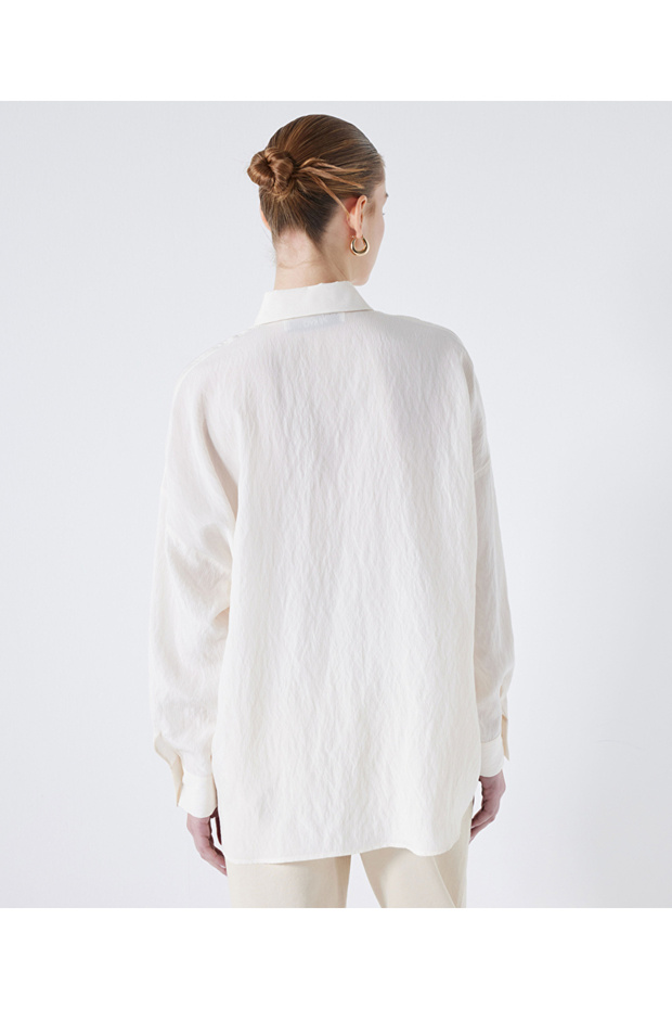 Cepli oversize gömlek - 6