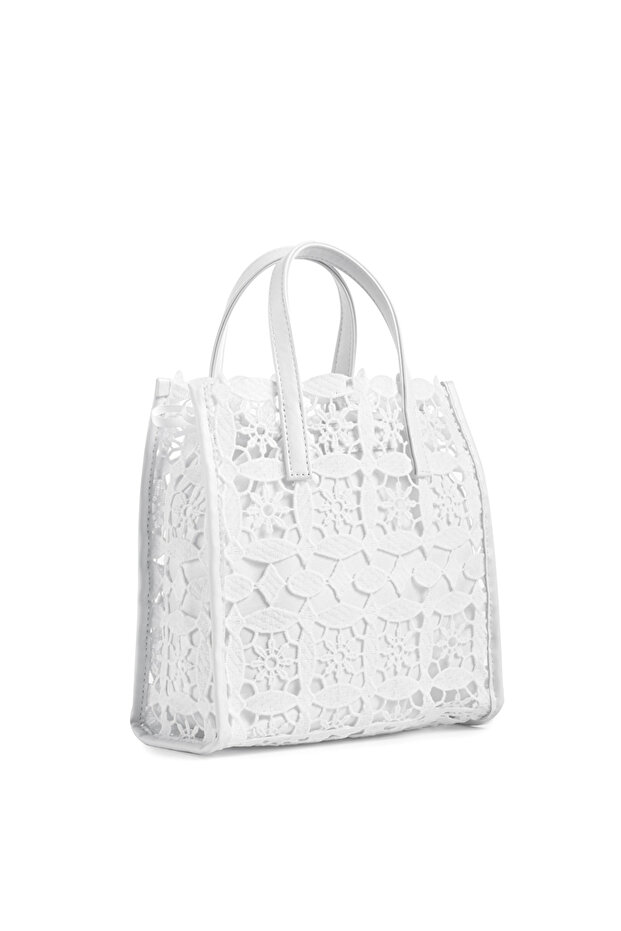 Dantel görünümlü çanta - 2