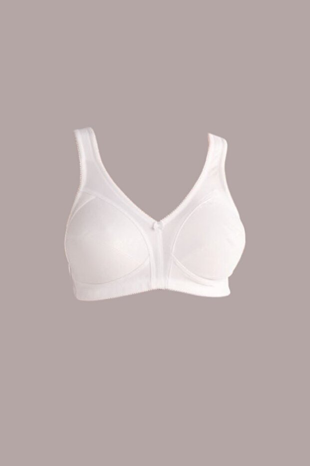 Women's Underwire Non-Cup Printed Gathering Bra Kq.Ocrmnstyn.1K.M1.K2