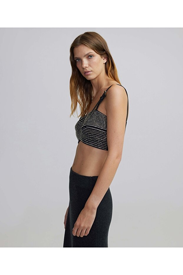 Hotfix baskılı büstiyer - 1