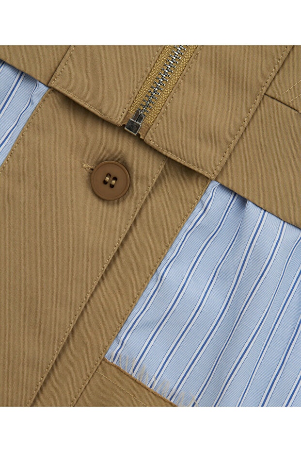 Çift parça görünüm trençkot - 4