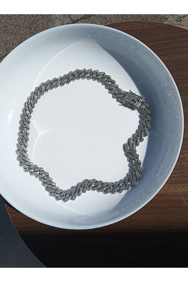 Cuban Chain Çelik Kolye - 4