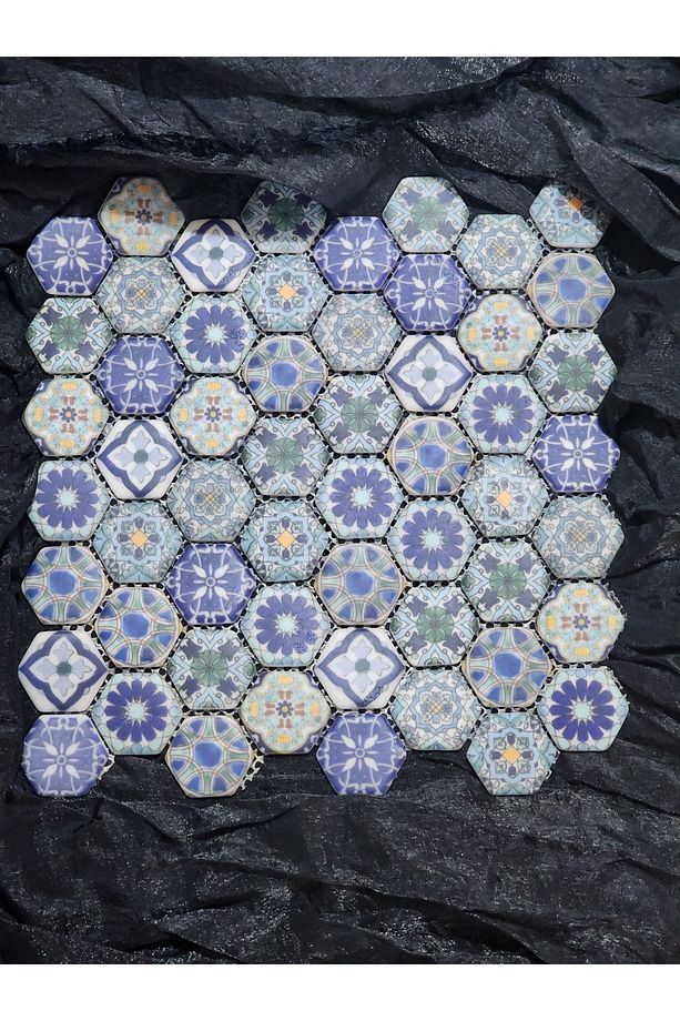 Cam Mozaik Taşı ( 1 Adet File) 28*28 Cm - 3