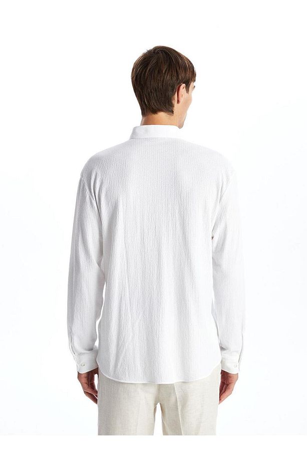 LCW Vision  Regular Fit Uzun Kollu Erkek Gömlek - 4