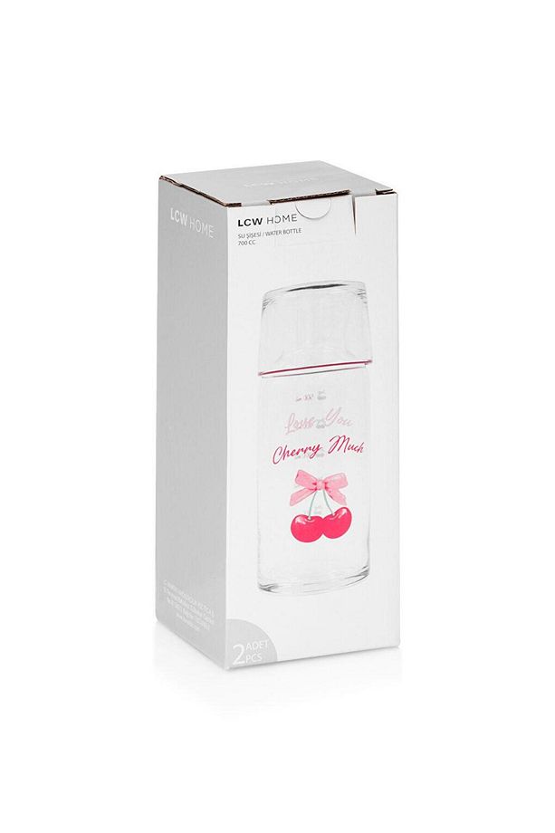LCW HOME  Baskılı Cam Su Şişesi 700 Ml - 6