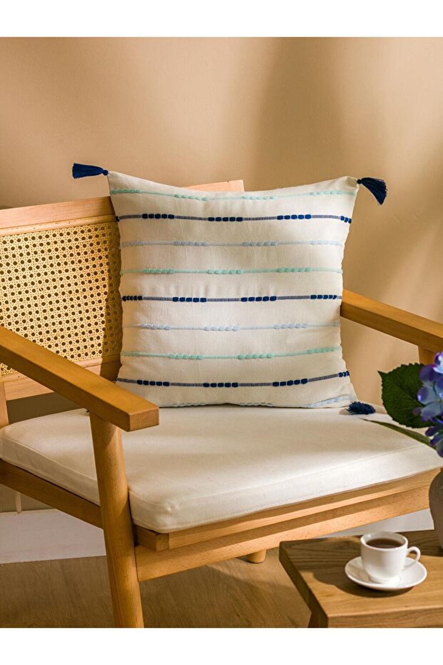 Lcw Home Tasseled Throw Pillow Case 45X45 cm (S5)