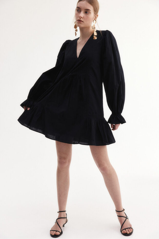 Pamuklu Tunik Elbise - 2