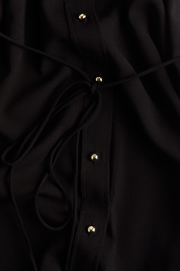 Kabarık Kollu Elbise - 4