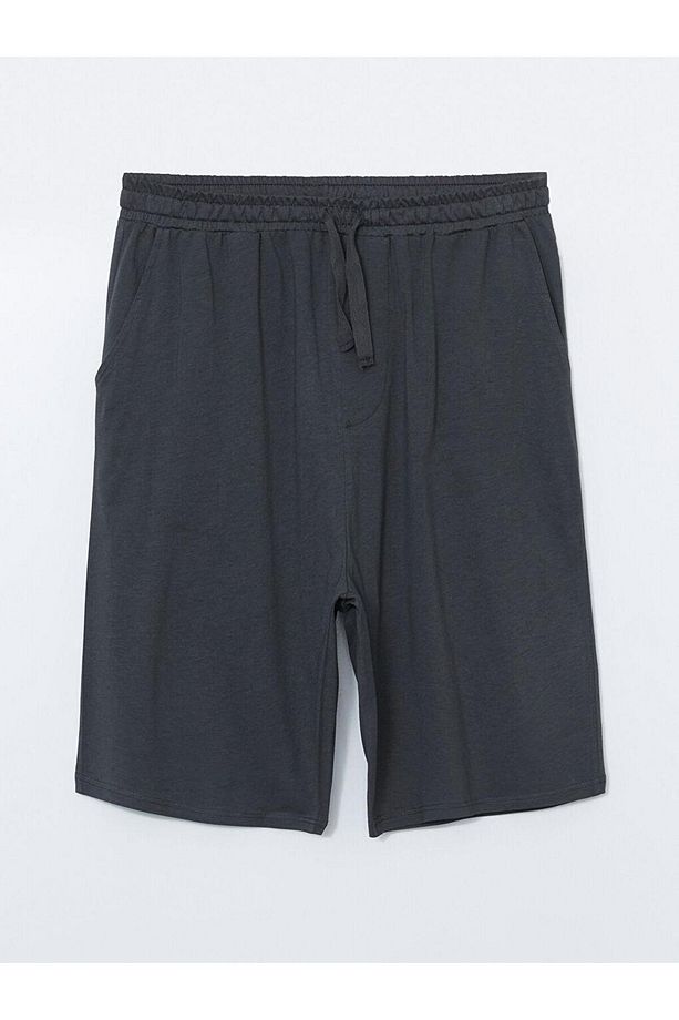 Standart Kalıp Erkek Pijama Alt Şort - 1
