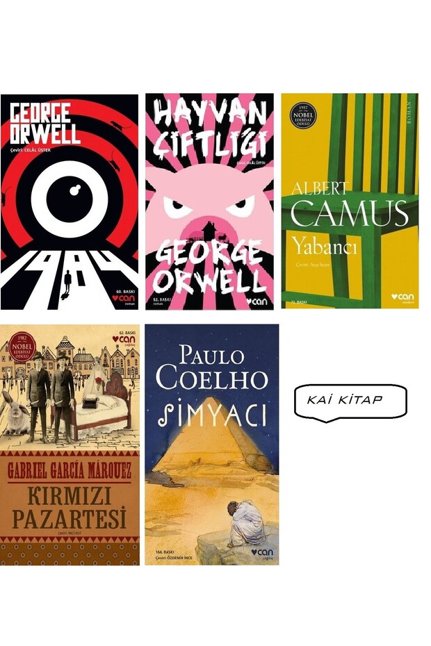 CAN YAYINLARI</DNTCTMS> Sympossitional Books / KIRMIZI PAZARTESİ</DNTCTMS>/ Foreign Books / 1984</DNTCTMS>/ Animal Farm Book Set