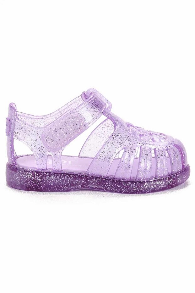 Tobby Gloss Glitter Çocuk Sandalet Ayakkabı S10308-212Malva - 1