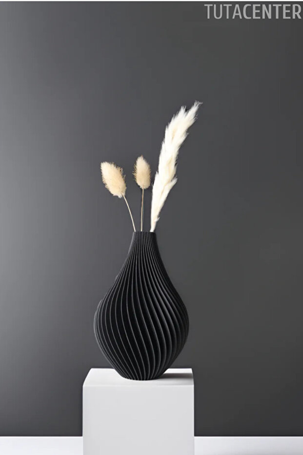 VASE DURU NEGRE 15CM - 2