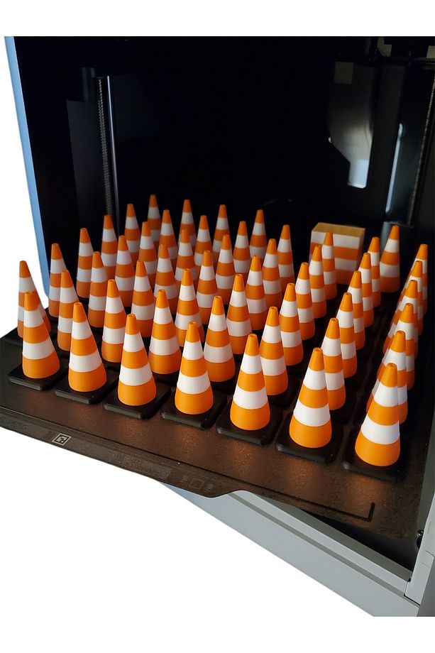 10 Adet Trafik Konisi Kukası 1/10 Rc Drift Diecast Dekor - 3