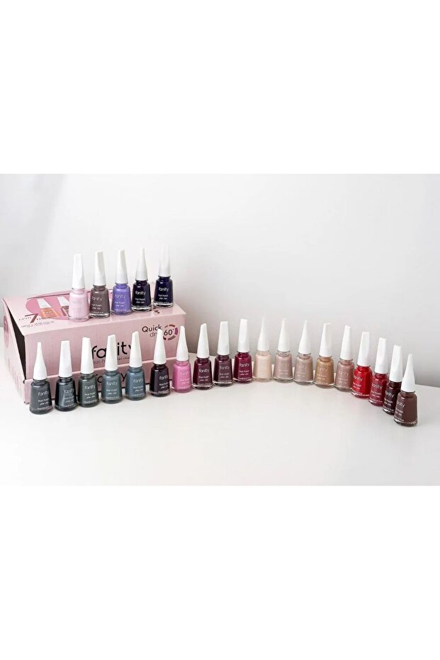مجموعة طلاء اظافر 24 لون متعدد - 1
