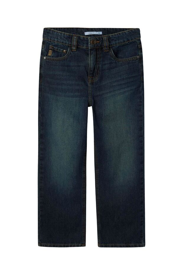 Jeans Vintage Dark Blue Denim Erkek - 2