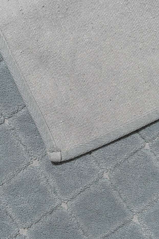 Baklava Desenli 2'li Banyo Paspas Seti - %100 Pamuk - 2