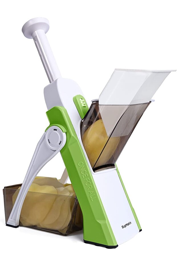 Vegetable Slicer, Potato Chopper with Julienne & Dicer, Thickness Adjuster