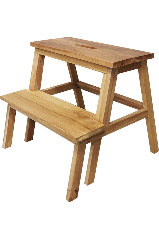 Ahşap Basamaklı Tabure Merdiven - 1