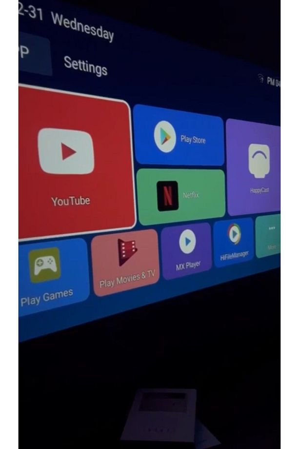 4K Ultra HD Projektör Android İşlemcili Taşınabilir Multimedia Tabanlı Ev Ve Ofis Tipi - 6