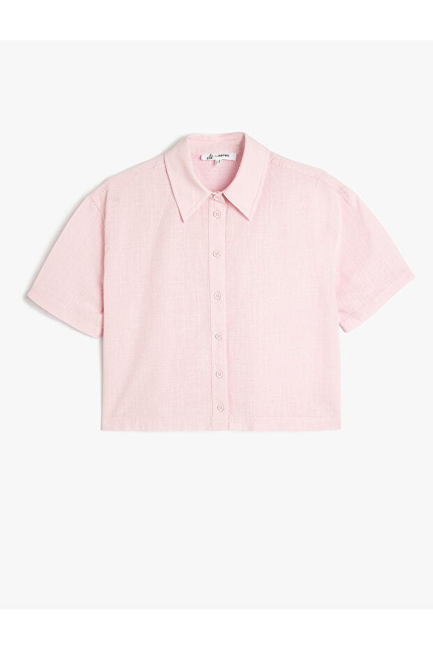 Short Sleeve Pink Women's Shirt 5Sal60028Iw