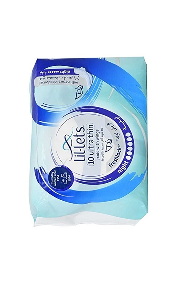 Fresh Lock Ultra Night Pads with Wings 10s