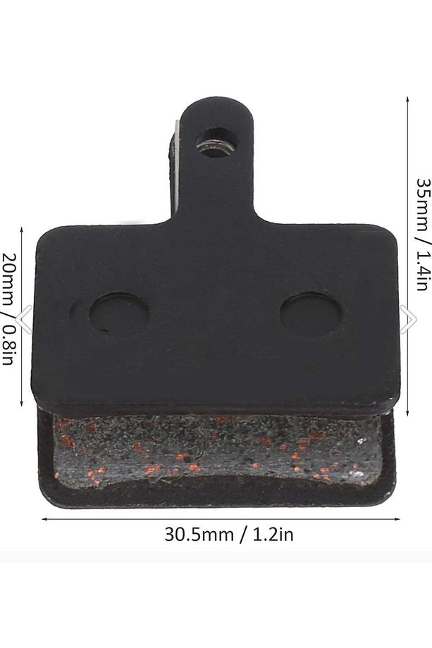 2 Set Bisiklet Hidrolik Mekanik Disk Kaliper Fren Balatası Shimano Model Bisiklet Balata - 3