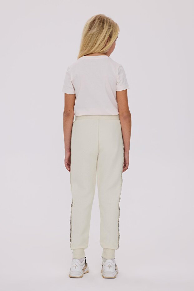 Bg Store Dívčí krémové tepláky - 4